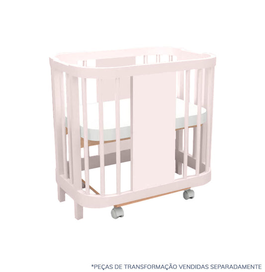 Kit de Transformação Para Mini Berço Raika - Rosa Claro