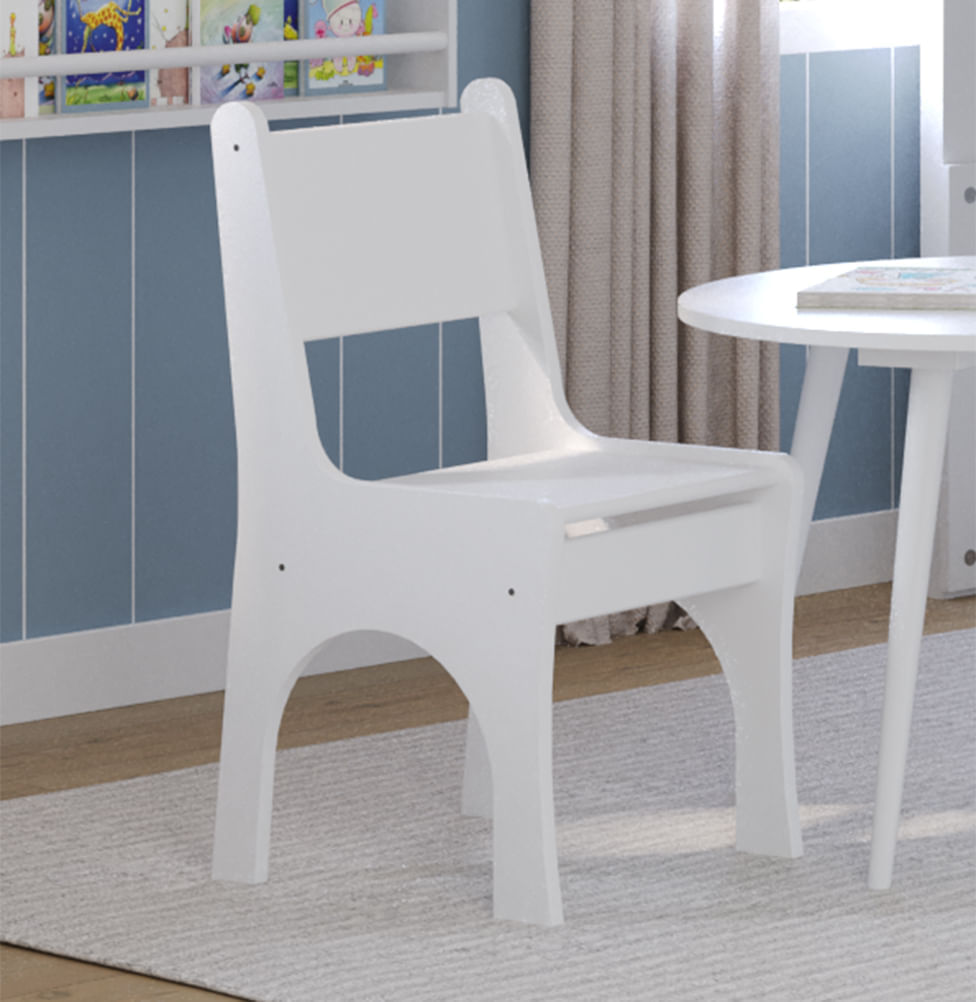 Cadeira Infantil Slim - Branca