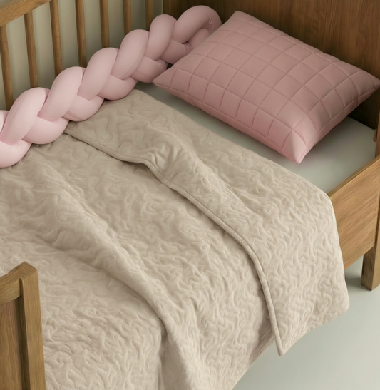 Colcha Para Berço Infinity - Bege