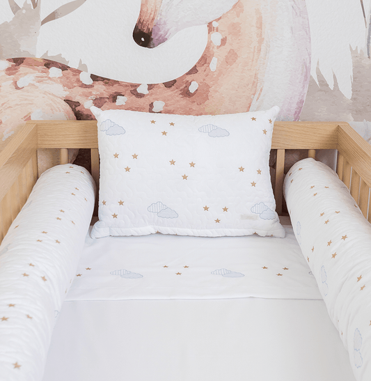 Almofada Bordada Nuvem 40x30cm - Branco