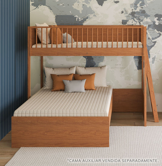 Beliche Slim Com Cama Turca Casal - Freijó
