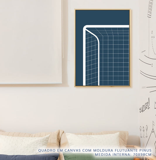 Quadro Infantil Gol Marinho - Vertical