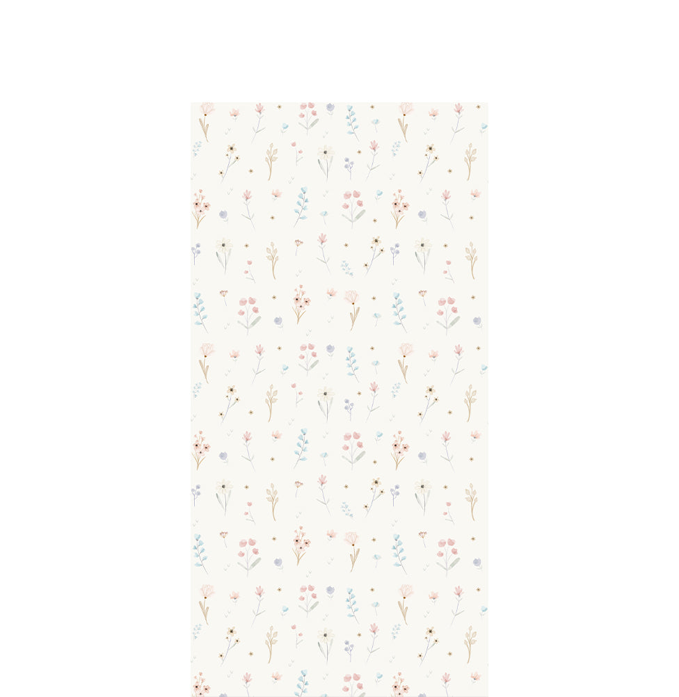 Papel de Parede Infantil Floral Candy