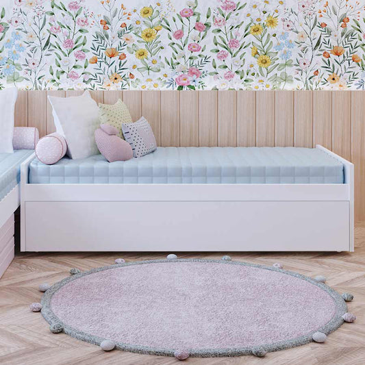 Cama Up 2 em 1 com Cama Auxiliar - Branco