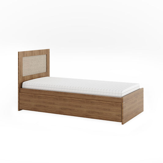 Cama Solteiro Haus Nature Com Cama Auxiliar - Freijó