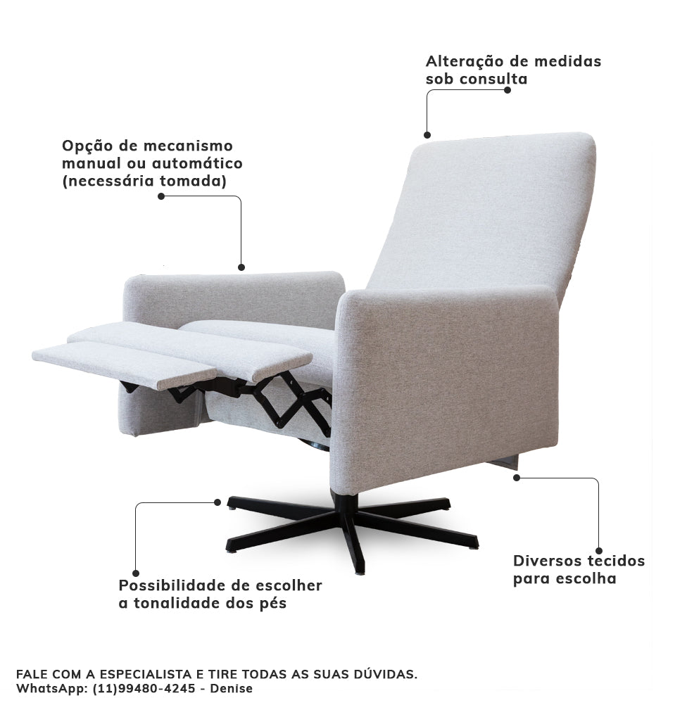 Poltrona Sampa - Personalizada