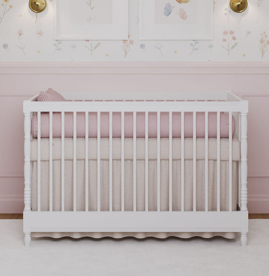 Berço Monet 3 em 1 Palitado - Branco