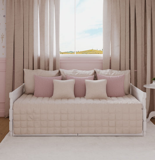 Cama Solteiro Monet - Branco