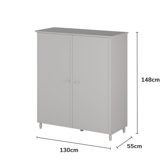 Roupeiro Monet 2 Portas - Greige