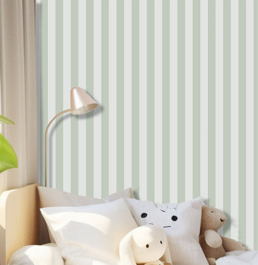 Papel de Parede Listra Grossa - Verde