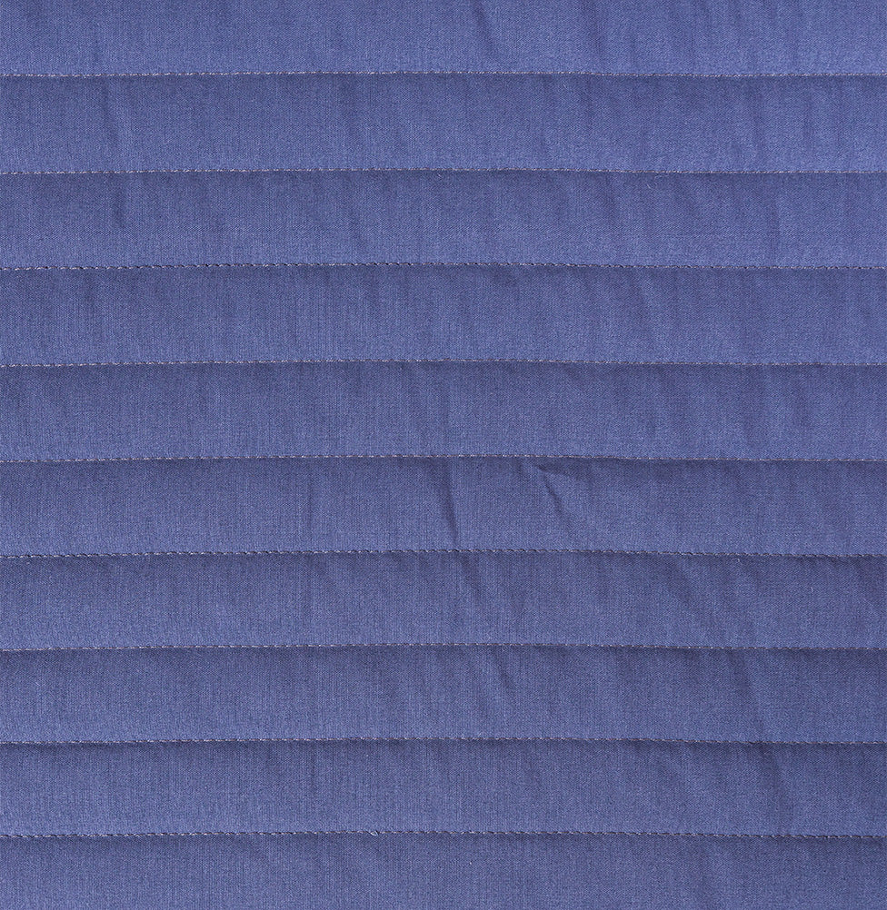 Porta Travesseiro Solteiro Listra - Azul Jeans