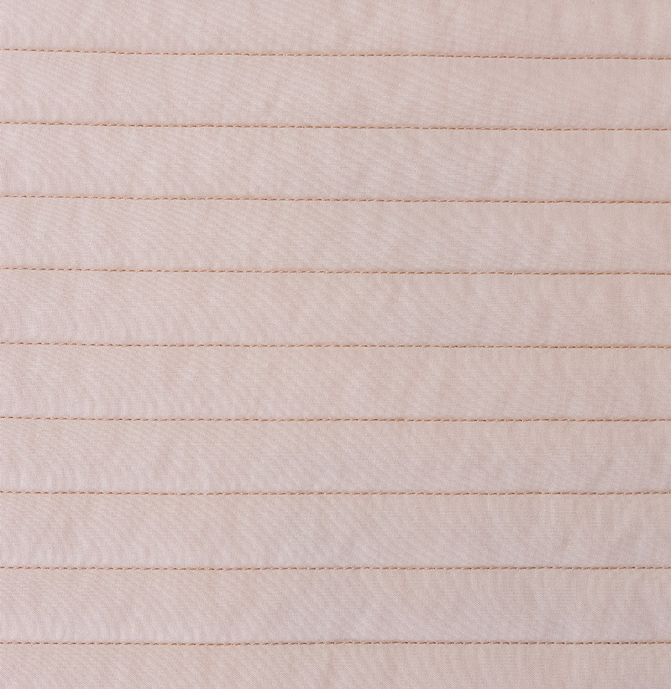 Kit Colcha Solteiro Listra Bege - 2 Peças