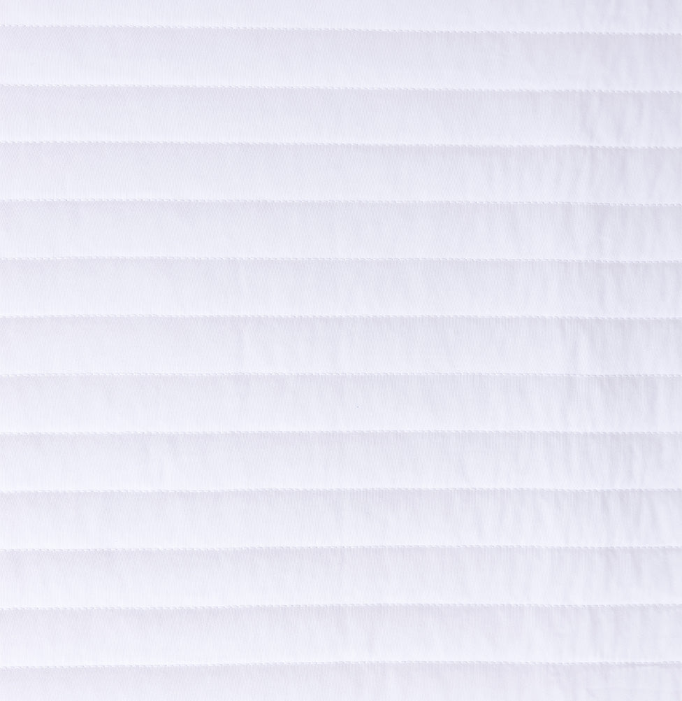 Colcha com Elástico para Berço Listra - Branco