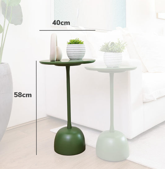 Conjunto de Mesa Lateral Órbita - Verde