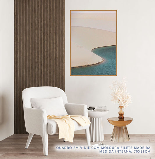 Quadro Duna Lado Esquerdo - Vertical