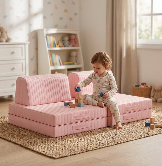 Sofá Infantil Play - Rosa