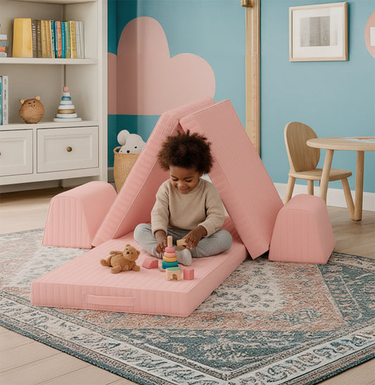 Sofá Infantil Play - Rosa