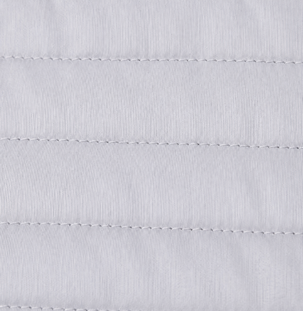 Kit Colcha Casal Listra 3 Peças - Cinza
