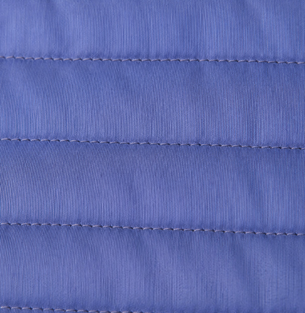 Kit Colcha Casal Listra 3 Peças - Azul Jeans