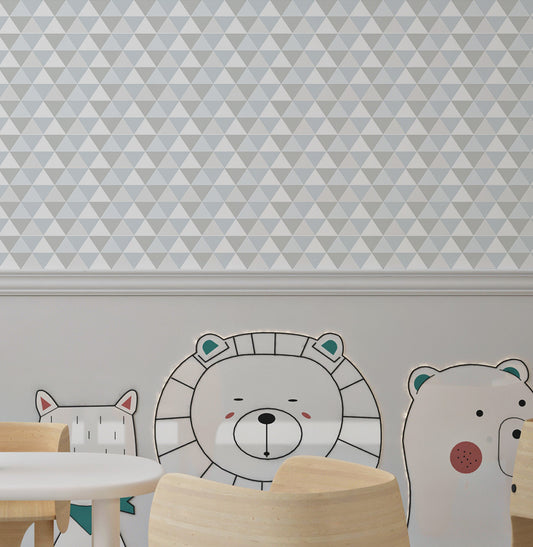 Papel de Parede Adesivo Triângulos Color 2,50 x 2,70m - Bota Fora