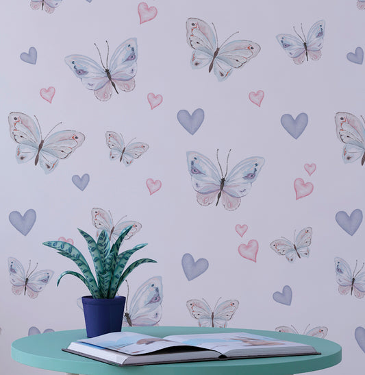 Papel de Parede Adesivo Borboleta 3,50 x 2,70m - Bota Fora