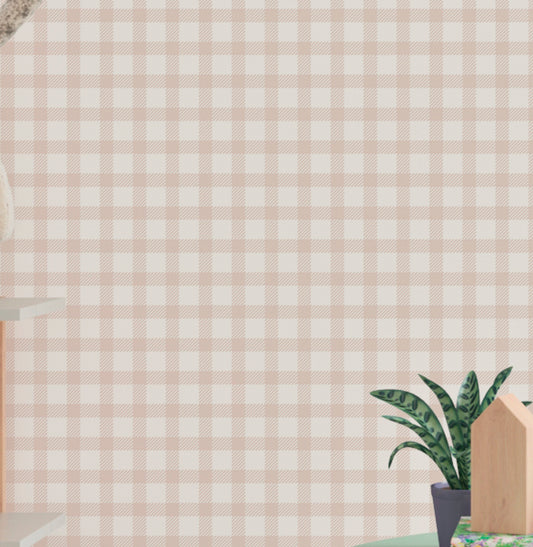 Papel de Parede Adesivo Vichy 2,50 x 1,10m - Bota Fora