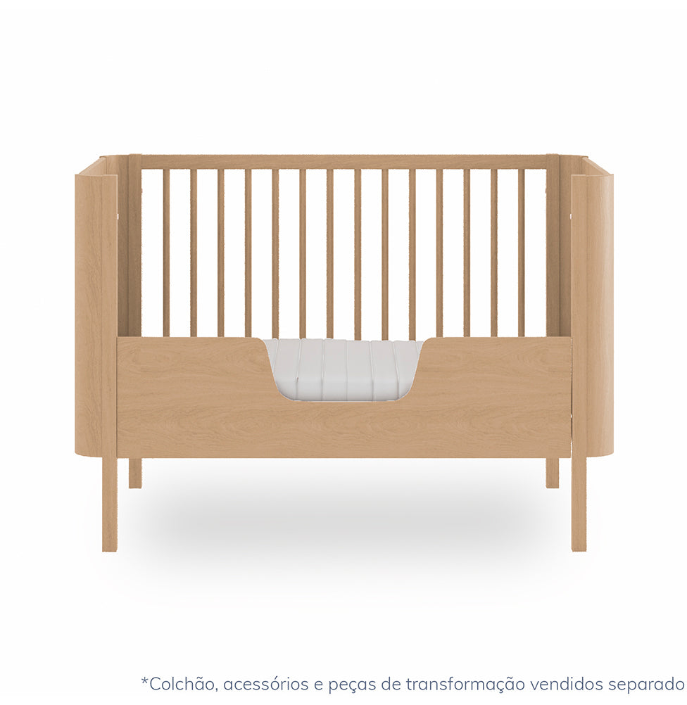 Meia Grade de Transformação Para Mini Cama Nord – Carvalho