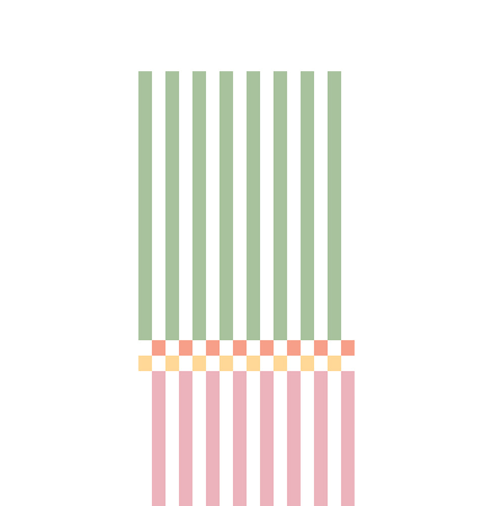 Papel de Parede Infantil Listra Desencontrada