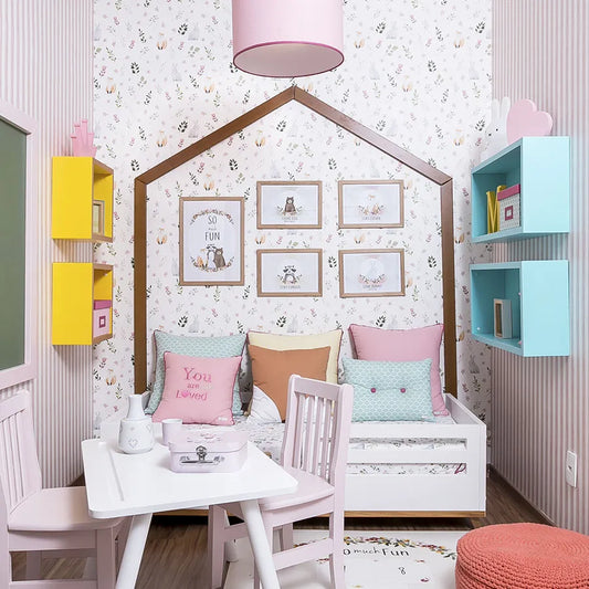 Papel de Parede Infantil Raposa Verde