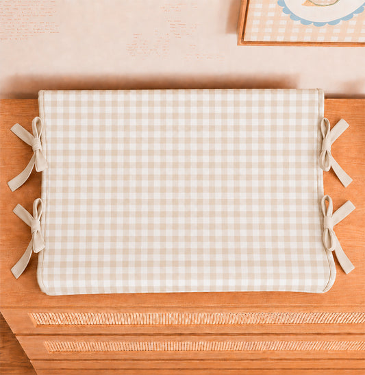TROCADOR XADREZ VINTAGE - BEGE