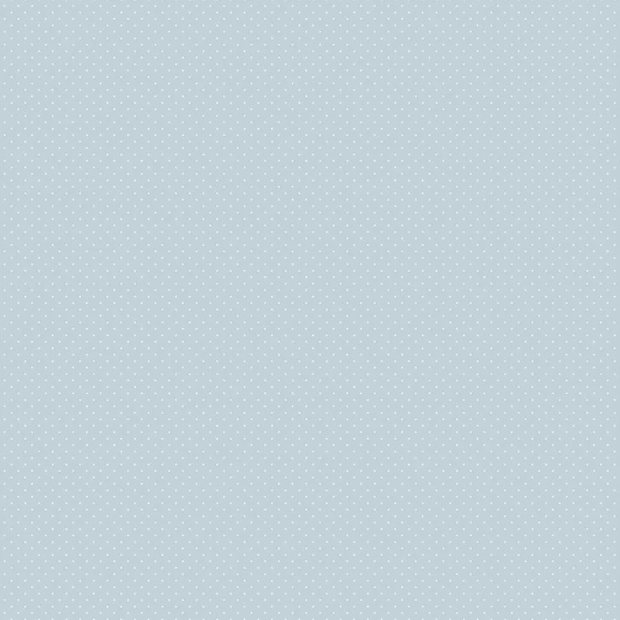 Papel de Parede Infantil Mini Poá Fundo Azul Claro