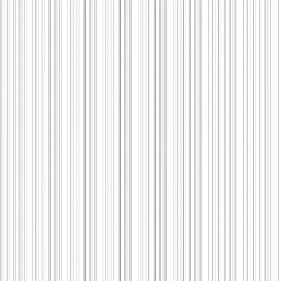 Papel de Parede Infantil Listra Irregular Rosa