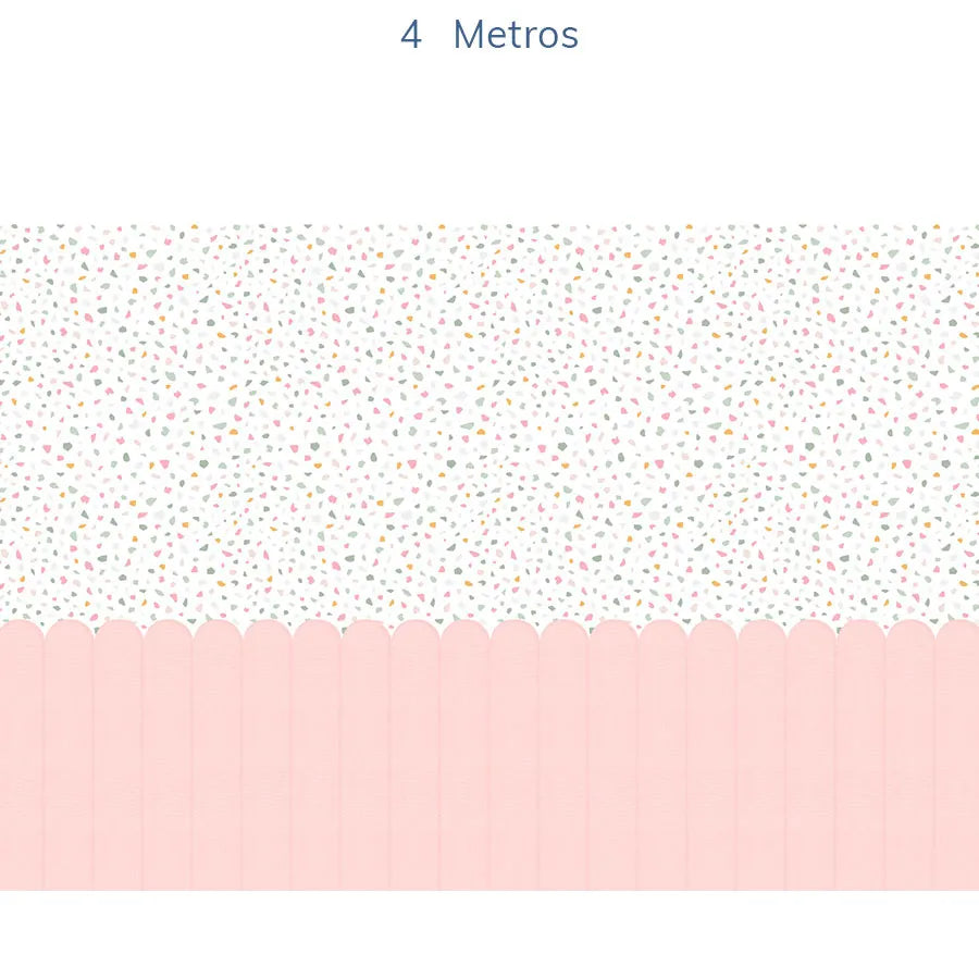 Papel de Parede Infantil Cerca Granilite Verde Seco - Mural
