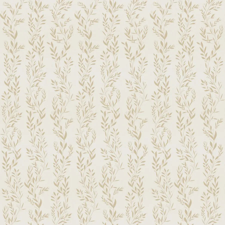 Papel de Parede Folhagens Bege