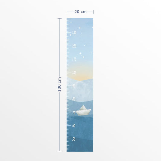 A Régua de Crescimento Barquinho de Papel