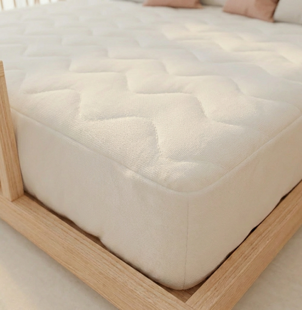Protetor de Colchão Casal Impermeável Cru