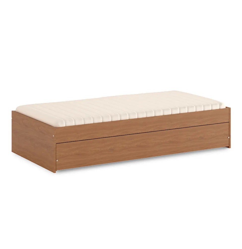 Cama Solteiro Turca Slim Com Cama Auxiliar - Freijó