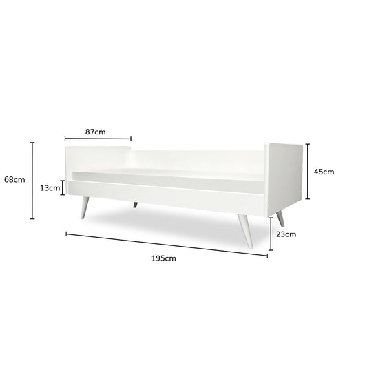 Cama Babá Viena Branco Fosco