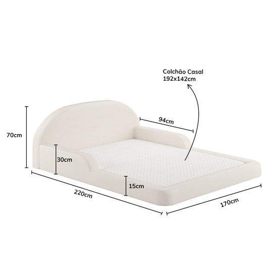 CAMA MONTESSORIANA LUMI CASAL - BEGE