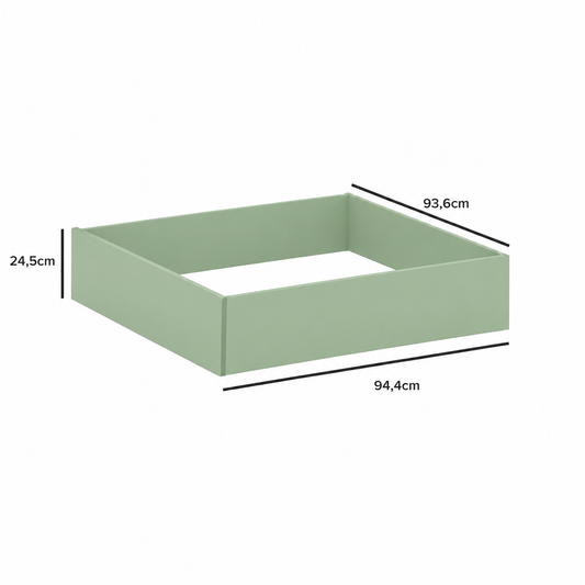 Conjunto 2 Gavetas Slim - Verde Jardim