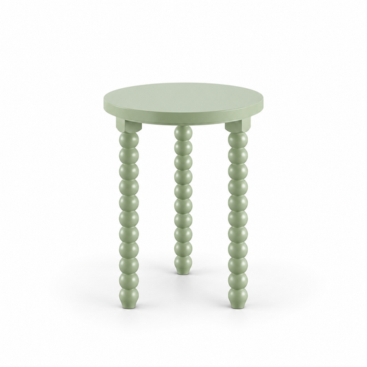 MESA LATERAL RITMO COM 3 PÉS - VERDE JARDIM
