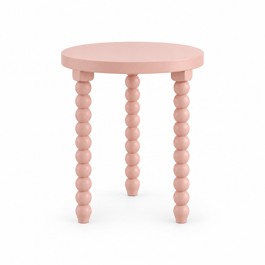 MESA LATERAL RITMO COM 3 PÉS - ROSÊ