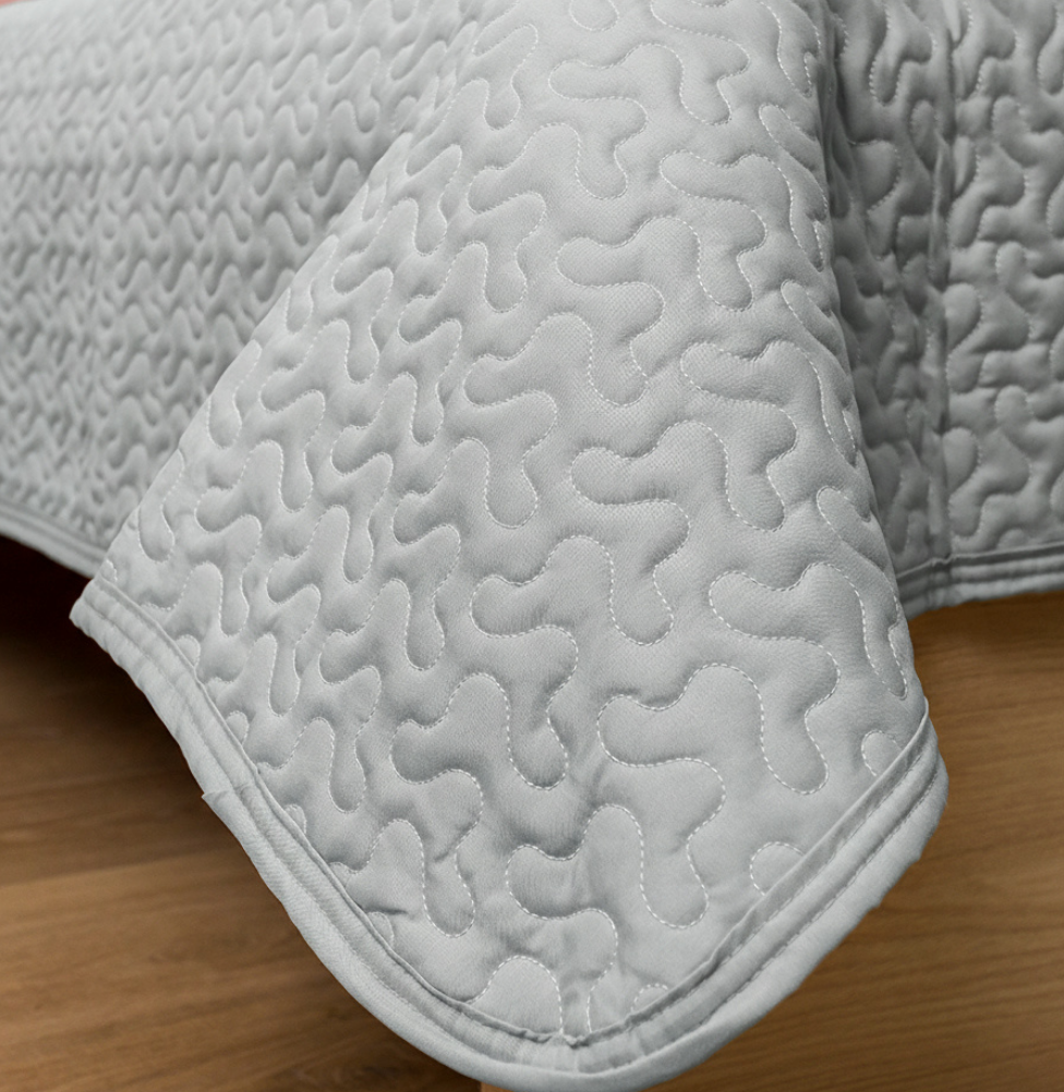 Colcha Para Berço Infinity - Cinza