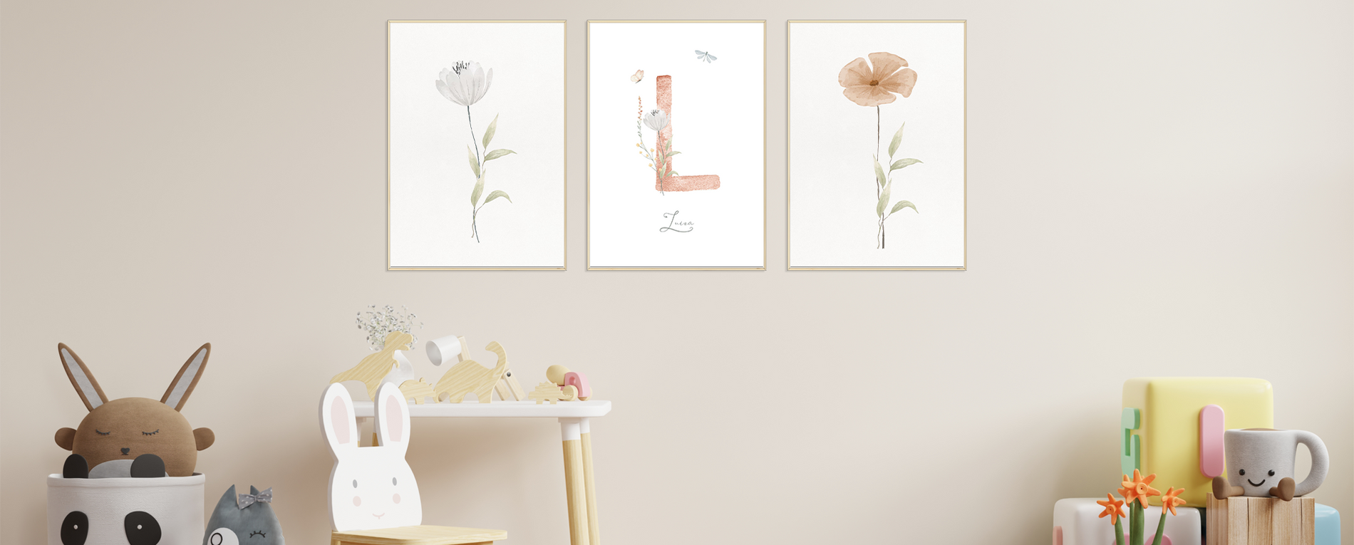 Quadro Folhas e Flores