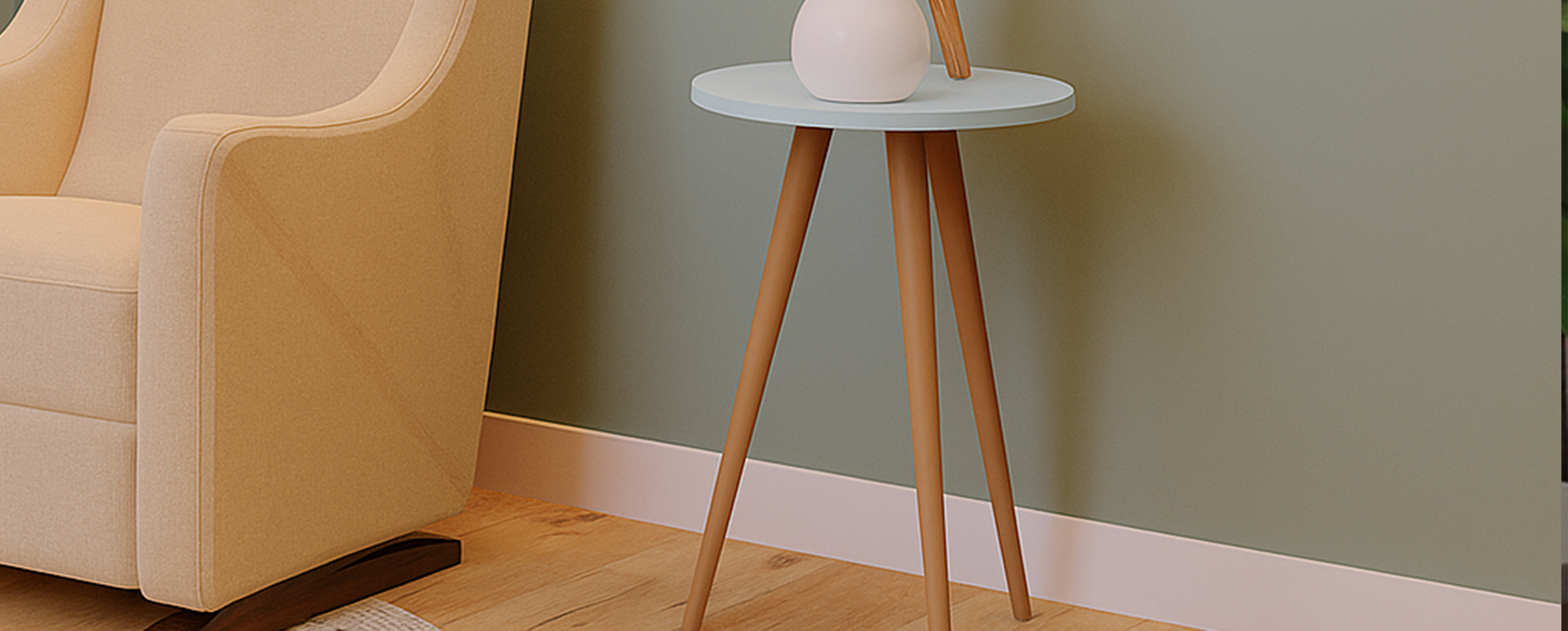 Mesa de Cabeceira sem Gavetas