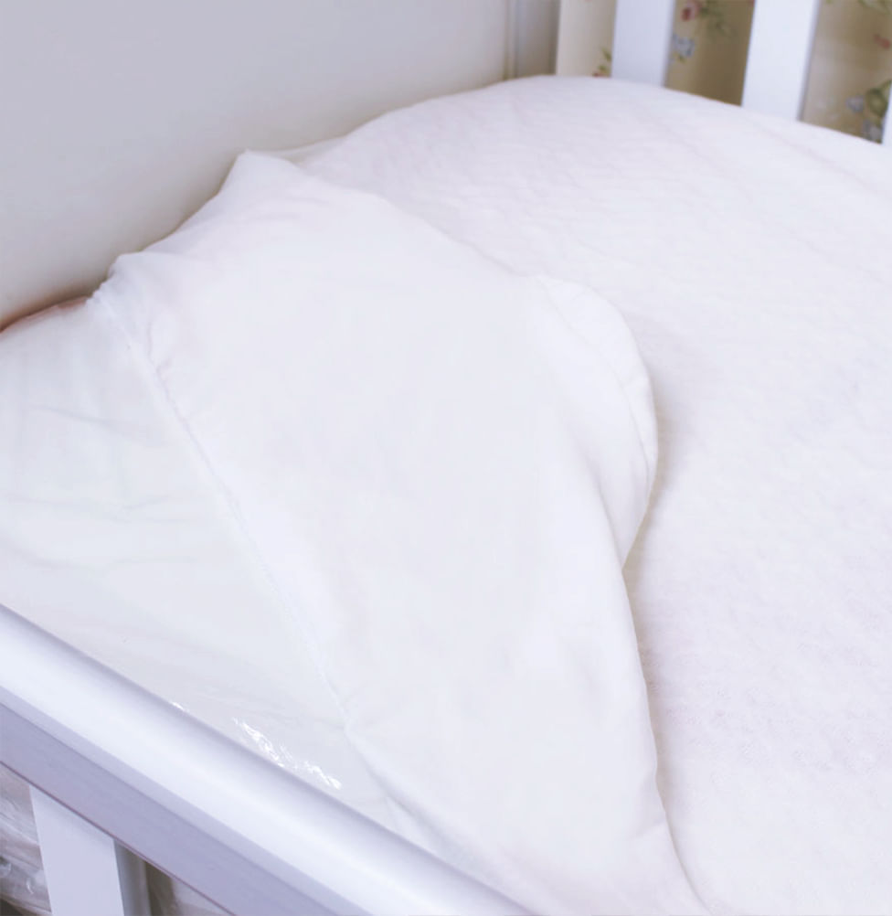 Protetor de Colchão Berço Impermeável Cru