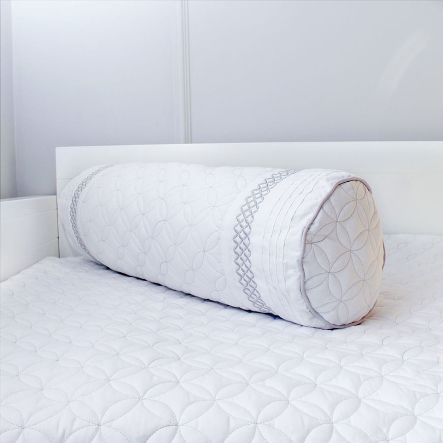 Kit Cama Atenas Cinza - 6 Peças