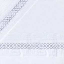 Lençol para Berço Atenas Cinza - 3 peças