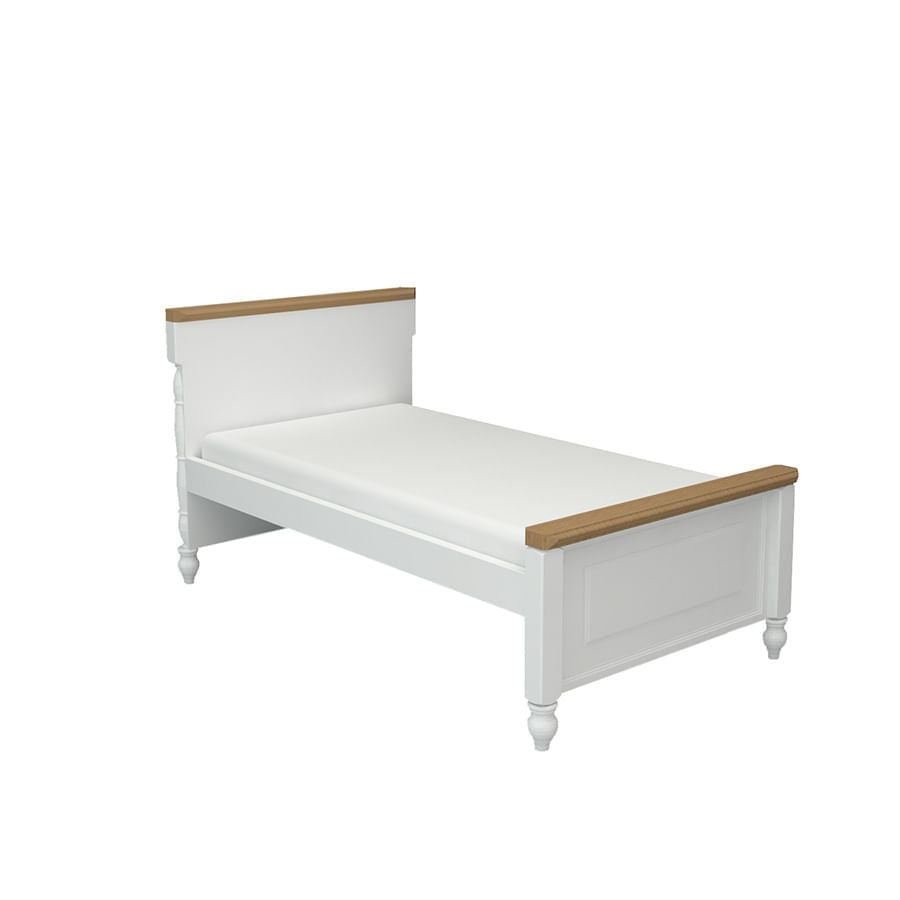 Berço Siena Branco e Jequitibá