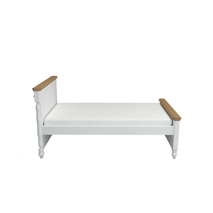 Berço Siena Branco e Jequitibá